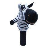 Protetor De Cabeça De Motorista De Golfe De Madeira Zebra