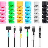 Protetor De Cabo Silicone P Carregador Mouse Tomadas C 5