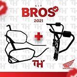 Protetor De Carenagem Bros 150 160 Afastador Alforge Até 2021