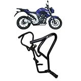 PROTETOR DE CARENAGEM C PEDALEIRA FAZER FZ 25 2018 EM DIANTE PRETO FOSCO