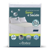 Protetor De Colchão Solteiro Impermeável Sono E Saúde Branco