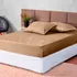 Protetor De Colchão Tecnológico Matelado Ultrassônico Impermeável King Antiácaro Capa Conforto E Proteção Theo Vitex Vitex Avelã