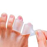 Protetor De Dedos Em Silicone Separador Cuidados Ortopédicos Bolhas Calo