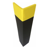 Protetor De Impacto cantoneira Coluna Garagem Adesivado 10mm Cor Preto amarelo