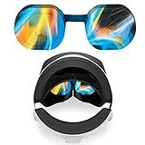 Protetor De Lente Compatível Com PSVR2 Capa De Lente Compatível Com óculos PS VR 2 Capa De Lente Antiarranhões De Silicone Macio Lavável à Prova De Poeira Para Acessórios PlayStation VR2 Aurora 