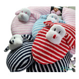 Protetor De Pescoço Infantil Atoalhado Listrado Zip Toys