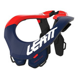 Protetor De Pescoço Infantil Leatt Brace Gpx 3 5 Motocross Cor Azul Royal Vermelho