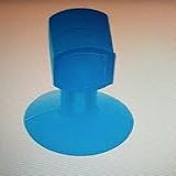 Protetor De Porta Maçaneta Residencial Silicone Com Ventosa Amortecedor Protege Parede Multiuso