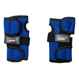 Protetor De Punho Koncept Azul Munhequeira Patins E Skate