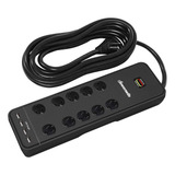 Protetor De Sobretensão Dewenwils De 10 Tomadas Power Strip