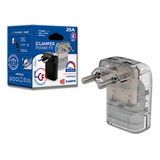 Protetor De Surto Iclamper Pocket 2p Tomada 20a Lcf E Dps Cor Transparente