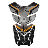 Protetor De Tanque Adesivo Moto Honda Cb 300 Bussola Laranja