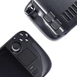 Protetor De Touchpad Para Steam Deck, Touchpad E Botão De Volta Adesivo De Textura De Pele Protetora Para Touchpad Steamdeck, Pele De Aderência De Textura High-end Luck&link (trackpads+4 Chaves, Matrix-preto)