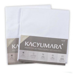 Protetor De Travesseiro Malha 100 Impermeável Kacyumara Cor Branco Liso
