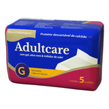 Protetor Descartável De Colchão Adultcare G 05 Unidades