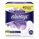 Protetor Diario Always Sem