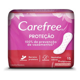 Protetor Diário Carefree Proteção C Perfume C 15 Unidades