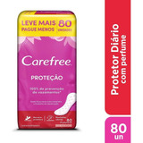 Protetor Diário Carefree Proteção C Perfume Leve 80 Pag 60
