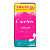 Protetor Diário Carefree Todo Dia Sem Perfume 80 Un