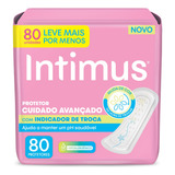 Protetor Diário Intimus Com Indicador De Troca 80 Unidades