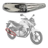 Protetor Do Escapamento Cb300 Cb 300 Modelo Original Cromado