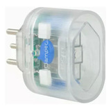 Protetor Dps Iclamper Pocket 3 Pinos 110v 220v 10 Amperes Transparente Protege Contra Raios E Surtos Elétrico