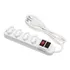 Protetor Eletrônico Com 4 Tomadas Epe 1004 Branco Intelbras 127v 240v