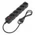 Protetor Eletrônico Com 5 Tomadas Pt Cor Preto 127v 220v