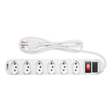 Protetor Eletrônico Intelbras Com 6 Tomadas Epe 1006 Branco