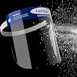 Protetor Facial De Segurança Com Proteção Transparente Antipoluição Antisaliva à Prova De Vento à Prova De Poeira Cobertura De Máscara Reutilizável Para Rosto Inteiro Pacote Com 5