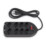 Protetor Filtro De Linha Intelbras 8 Tomadas Epe 1008 Cor Preto