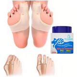 Protetor Hálux Valgo Par De Cinta Corretor Joanete Creme