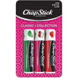 Protetor Labial Com 3 Chapstick Lip Balm 3 Sabores 4g