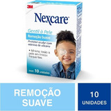 Protetor Ocular Nexcare Infantil Remoção Suave 10 Unidades 3m Kit Por 10