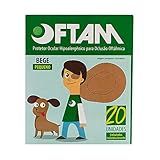 Protetor Oftalmológico Pequeno Bege Oftam 20 Unidades