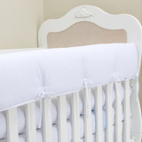 Protetor P Grade De Berço 1 Peça Piquet Branco Biramar Baby