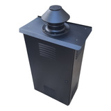 Protetor Para Aquecedor A Gás 90ax50lx24p Preto Metalsul