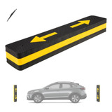 Protetor Para-choque Garagem Estacionamento Carro Cor Preto - Amarelo