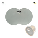 Protetor Patch Pad De Pedal Duplo Bumbo Com Nota E