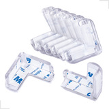 Protetor Quina Móveis Cantoneira Silicone Bebê 8 Unidades