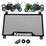 Protetor Radiador Grade Grelha Tela Proteção Em Aço Kawasaki