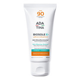 Protetor Solar 12hs Com Tripla Ação Anti melasma Biosole E Ultra Vitamin Fps 90