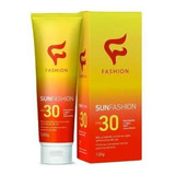 Protetor Solar A Prova D agua Fps 30 Sun Fashion 120g