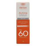 Protetor Solar Actine Antiacne E Antioleosidade