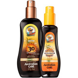Protetor Solar Australian Gold Fps30 237ml   Bronzeador 125ml