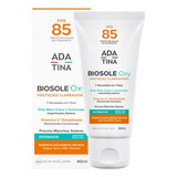 Protetor Solar Biosole Oxy Fps 85 Clareador 12hs Vitamina C