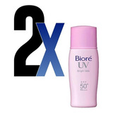 Protetor Solar Bright Milk Bioré Spf50 30ml 2 Un