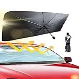 Protetor Solar De Para Brisa De Carro Quebra Sol Portátil Proteção Térmica UV Retrátil Guarda Sol Guarda Chuva Com Isolamento Térmico Retrátil Protetor Térmico Parabrisa Veicular Linha Premium