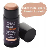 Protetor Solar E Base Pink Stick Fps90 Cor 15 Km Pink Cheeks