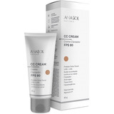 Protetor Solar Facial Anasol Clinicals Cc Cream Clareador Fp